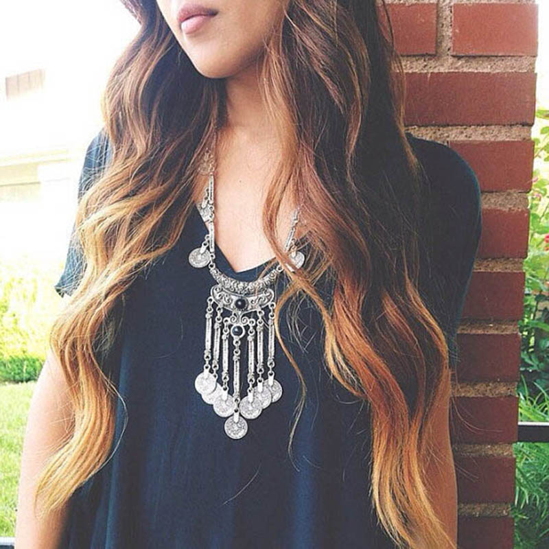 Ethnic Fashion Co In - LOVBEAFAS الموضة ماكسي كولير فام بيجو