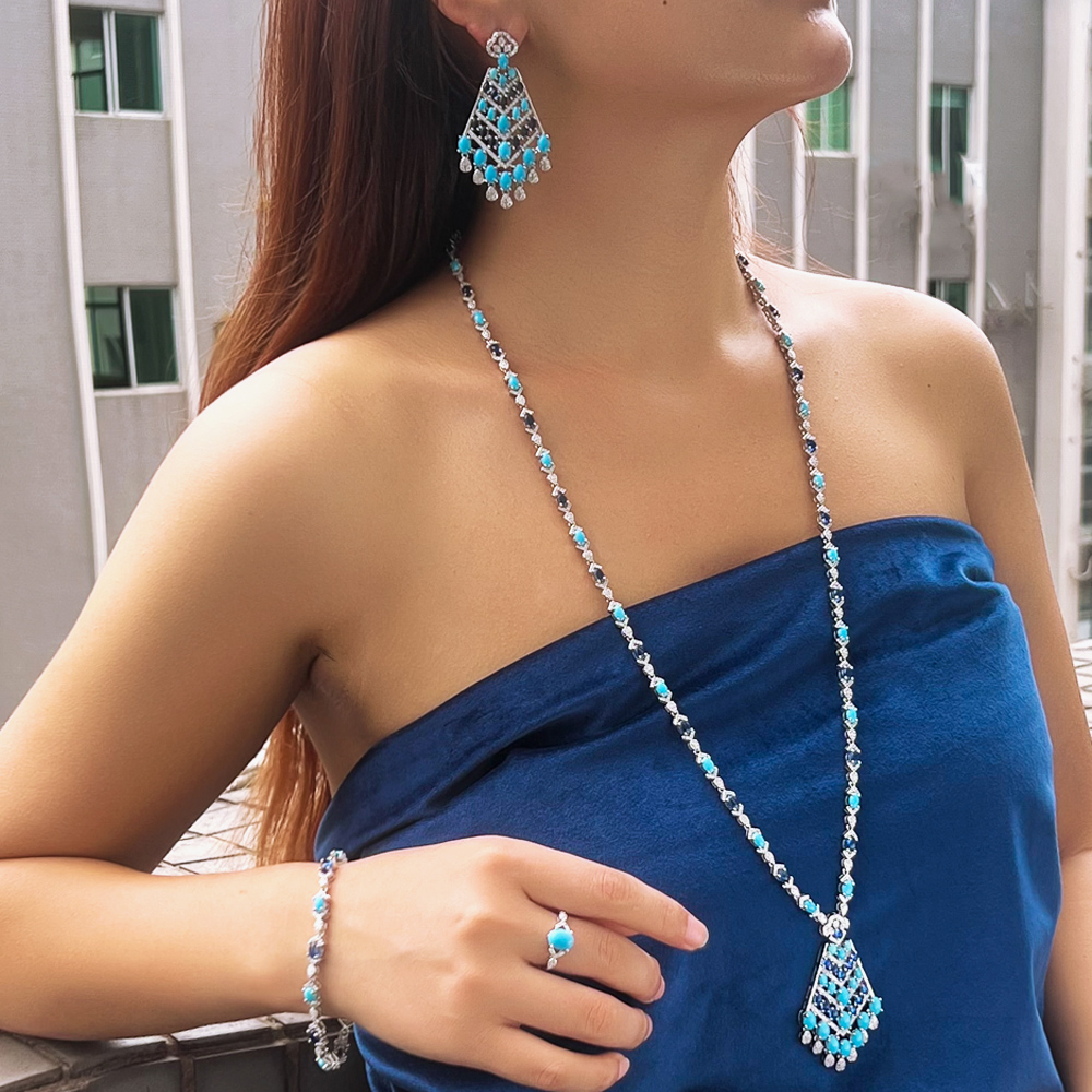 Ethnic Fashion Wear - طقم مجوهرات نسائي أنيق من CWWZircons