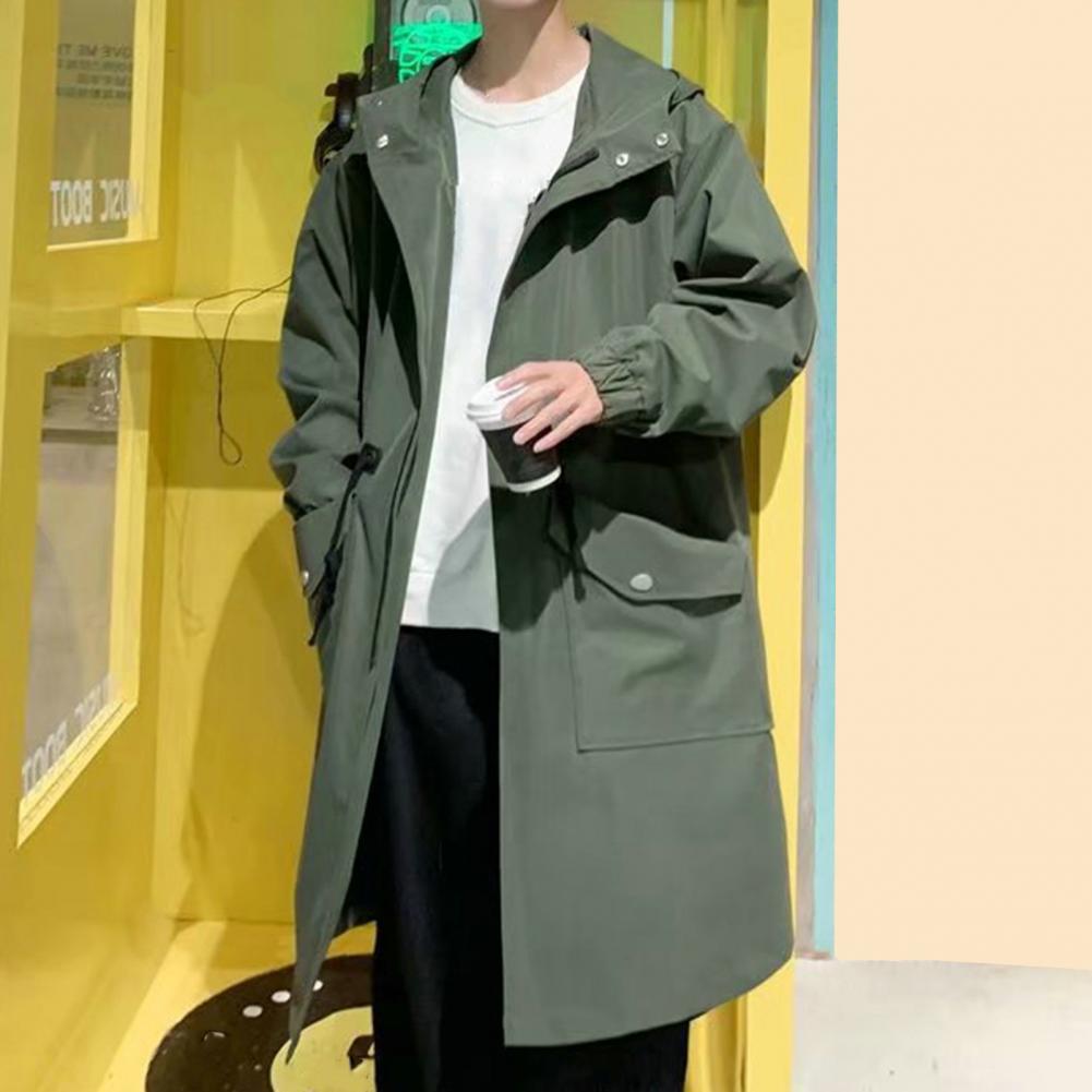 Haori Japanese Jacket - طويل خندق معطف سترة الرجال الخريف