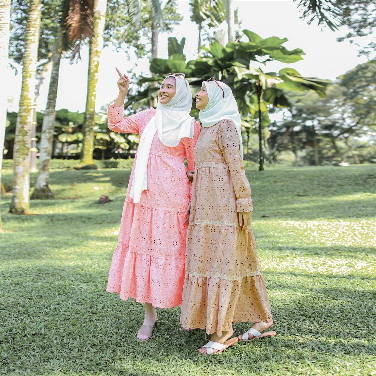 فستان دانتيل إندونيسي مجوف للن - مراجعة Ethnic Fashion Wear وسعره
