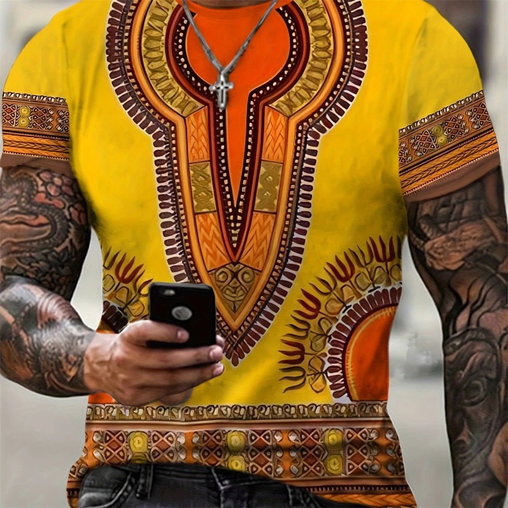 تي شيرت رجالي بنمط عرقي إبداعي - مراجعة Ethnic Fashion Clothing وسعره