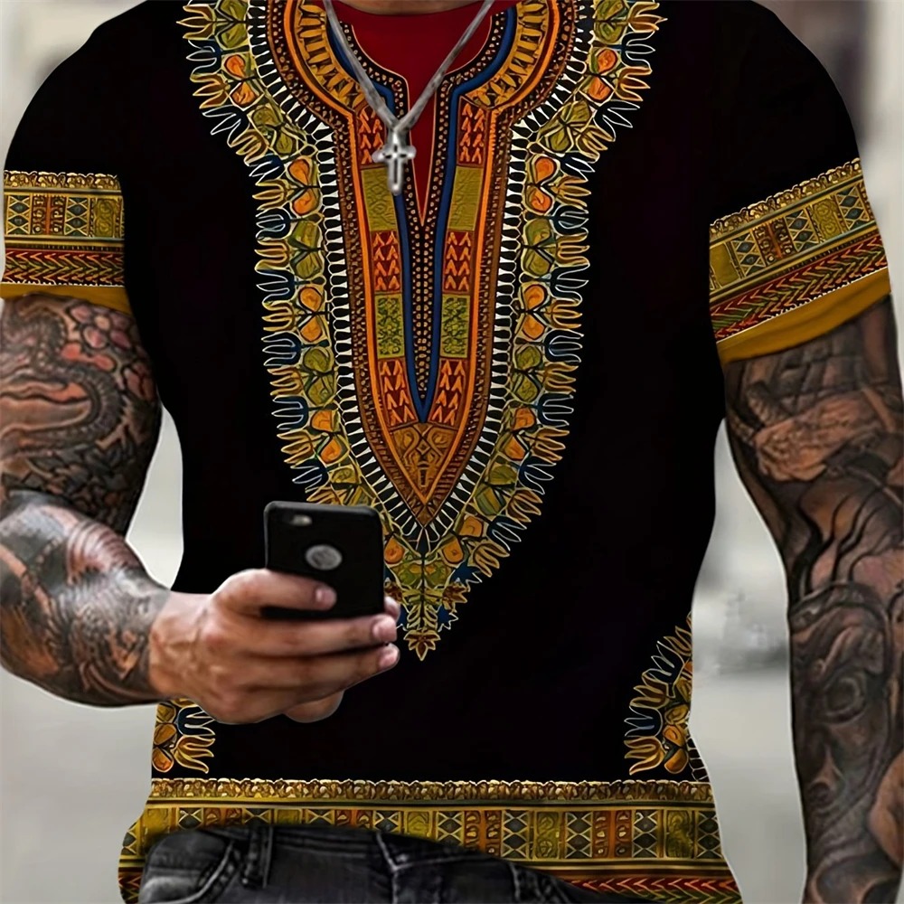 تي شيرت رجالي بنمط عرقي إبداعي - مراجعة Ethnic Fashion Clothing وسعره