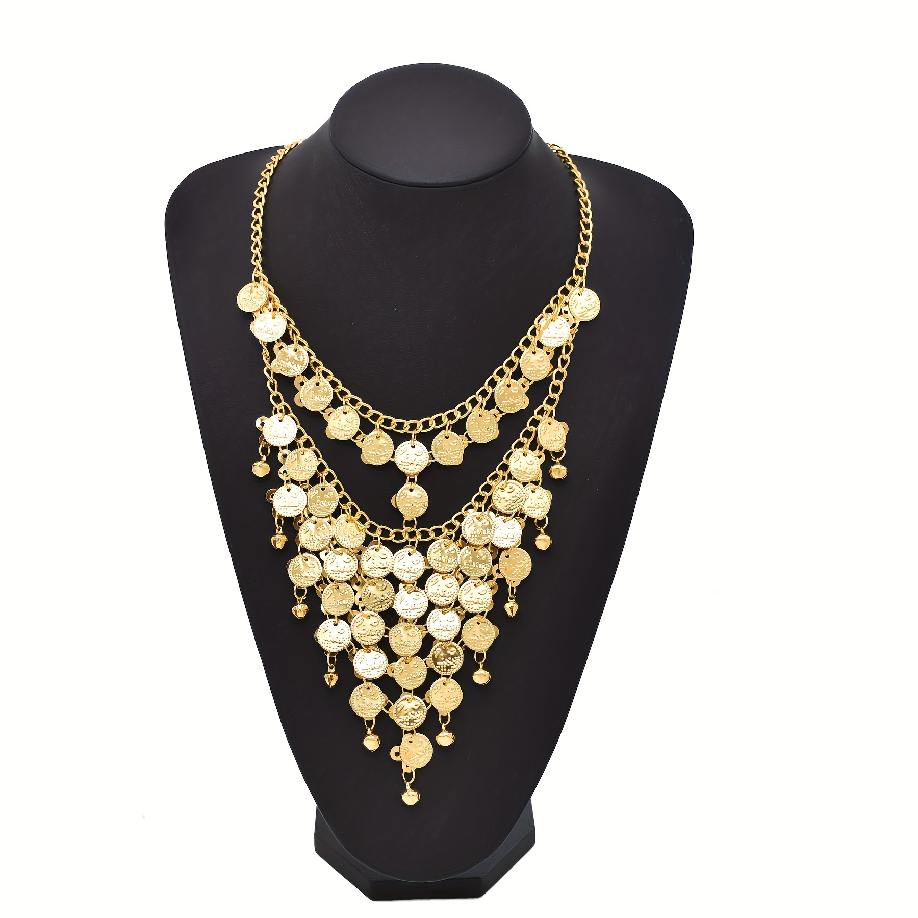 عملات ذهبية اللون سلاسل طويلة  - مراجعة Ethnic Fashion Co In وسعره