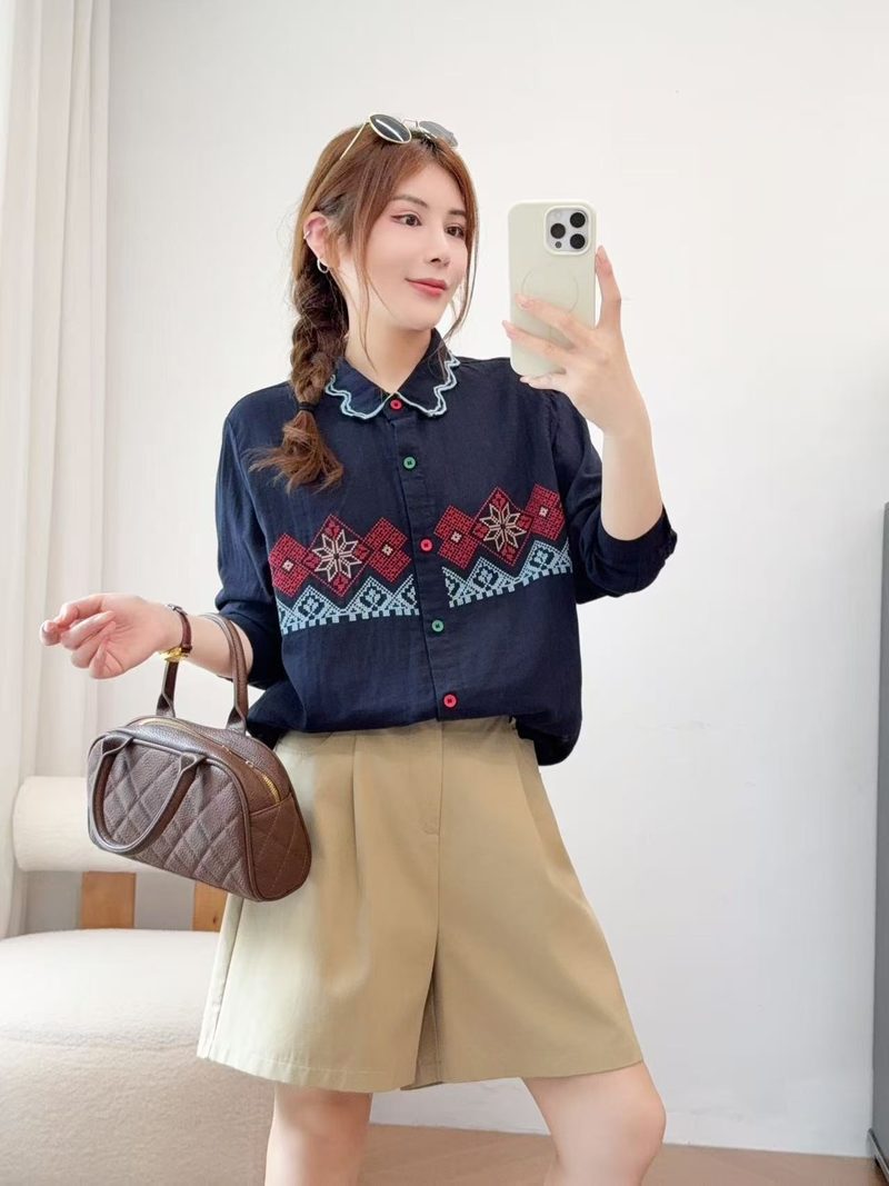 قميص نسائي جديد لخريف 2026 بأك - مراجعة Ethnic Fashion Clothing وسعره