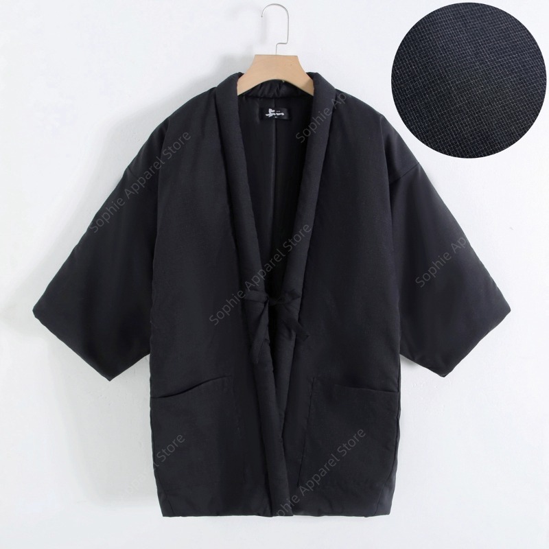 سترة شتوية للرجال من Hanten عل - مراجعة Haori Japanese Jacket وسعره